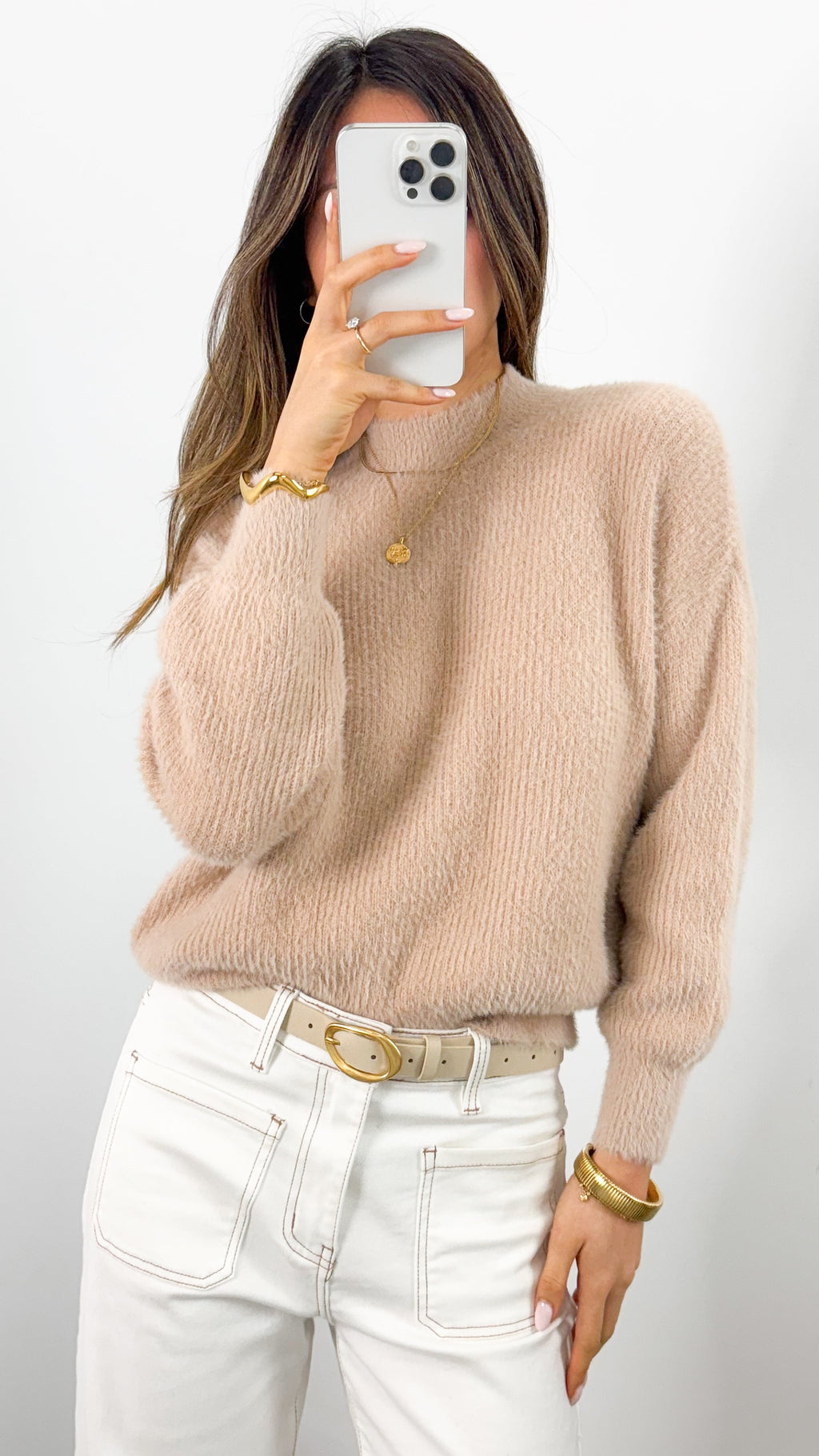SERENA KNIT - LATTE