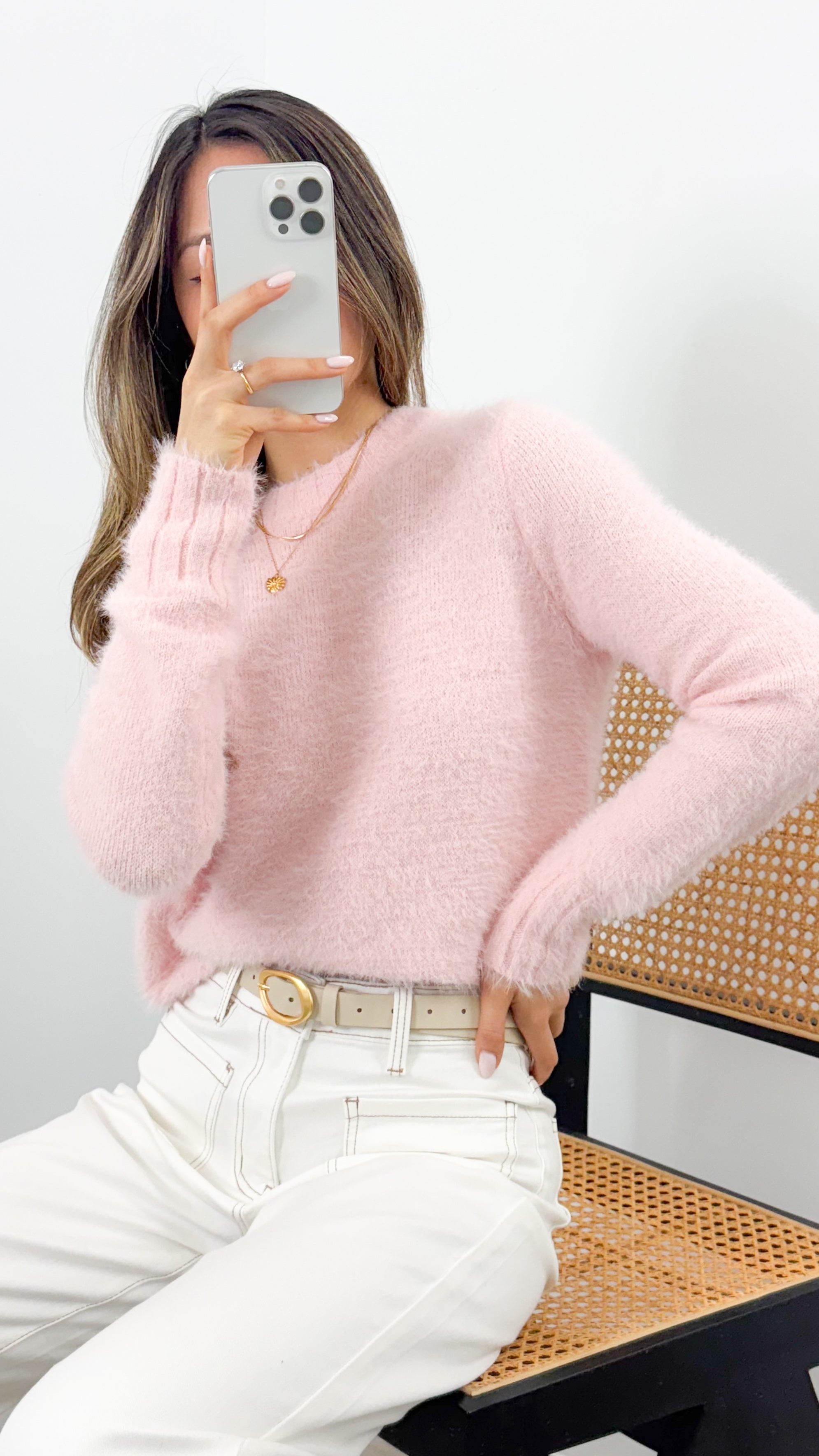 DOMINIQUE KNIT - SOFT PINK